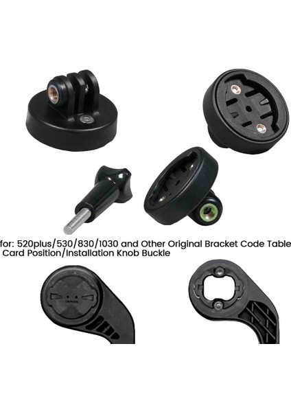 Bisiklet Bilgisayarı Montaj Tutucu Garmin 520 PLUS/530/830/1030 Gopro Braketi Adaptörü Işık Kamera Pil Konektörü (Yurt Dışından)