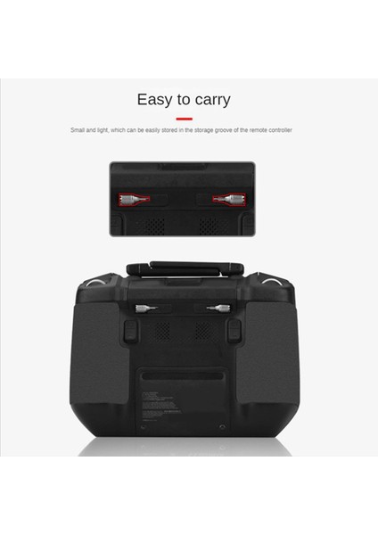 Djı Rc Pro Için Ekran Uzaktan Kumandalı Joystick'li 1 Çift Saklanabilir Mavıc 3 Classic Mını 3 Pro Aksesuarları, Siyah (Yurt Dışından)