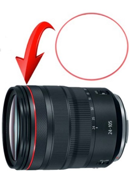 Adet Yeni Kırmızı Gösterge Halkası Kırmızı Çizgi Daire Canon Ef 24-105MM 24-105 F/4l Usm Lens Onarım Parçaları (Yurt Dışından) fiyatları