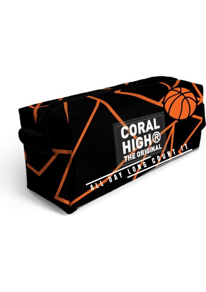Kids Turuncu Siyah Basketbol Kalem Çantası 22079 fırsatları