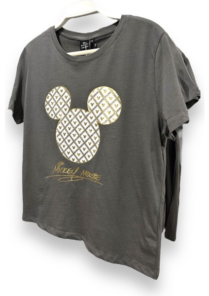 Mickey Mouse Desenli T-Shirt