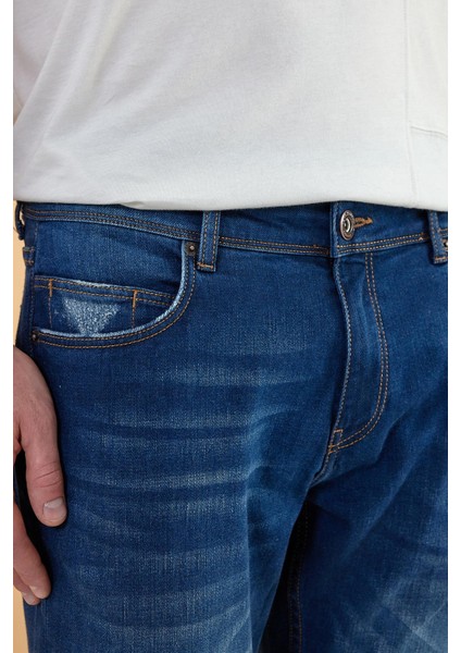 Erkek Teos Green Cast Yırtıklı Skinny Jean Pantolon modelleri