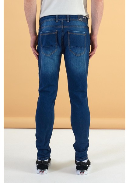 Erkek Teos Green Cast Yırtıklı Skinny Jean Pantolon fırsatları