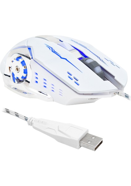 Hello HL-4725 Kablolu Oyuncu Gaming Mouse 6 Tuşlu USB Mouse 3600 Dpi