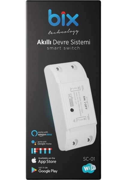 SC-01 WiFi Kontrollü Akıllı Röle Zamanlama ve Sesli Komut Özellikli Akıllı Devre Sistemi