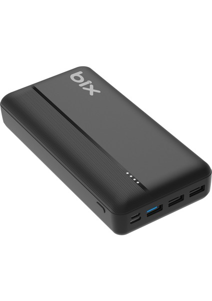 PB302 Dört Portlu PD + 3x USB 22.5W QC Şarj Destekli 30000 mAh Powerbank