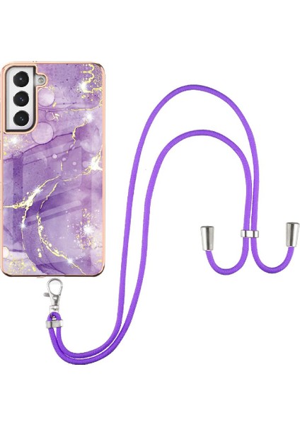 Mellow Shop Samsung Galaxy S21 Fe 5g Tampon Anti-Scratch Yumuşak Crossbody Kayış (Yurt Dışından)