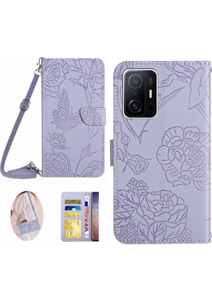 Xiaomi 11T/11T Pro Telefon Kılıfı Deri Cüzdan Kart Sahibi ve (Yurt Dışından)
