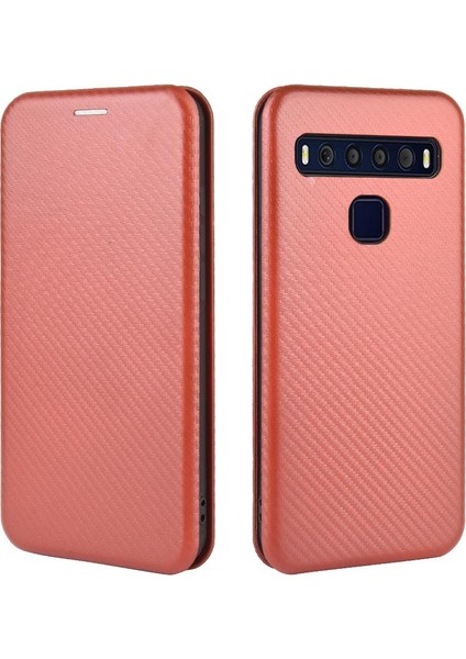 Tcl 10L/10LITE Tam Koruma Kartı Ekleme Deri Folyo Için Kılıf (Yurt Dışından)