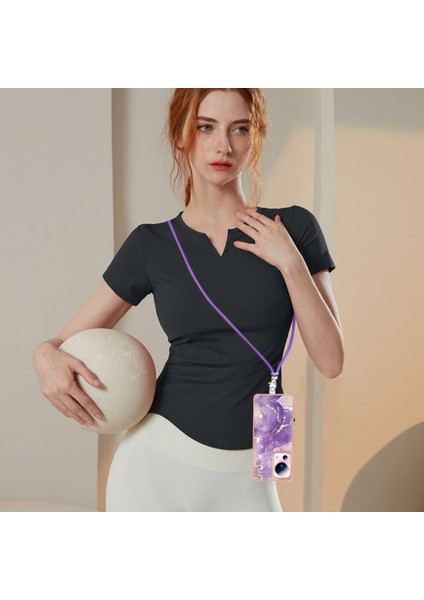 Xiaomi 13 Lite 5g Tampon Mermer Anti-Scratch Yumuşak Crossbody Kayış (Yurt Dışından)