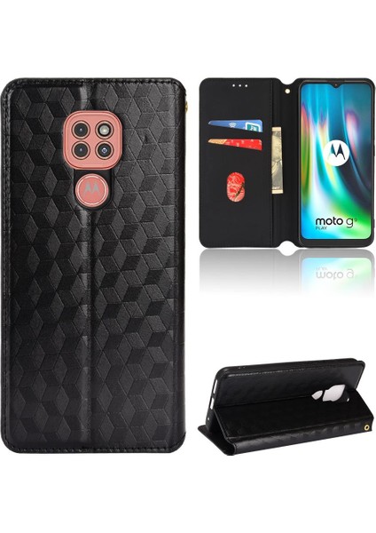 Motorola Moto G9/g9 Oyun/e7 Artı Cüzdan Kart Yuvaları Tutucu 3D Pu (Yurt Dışından)