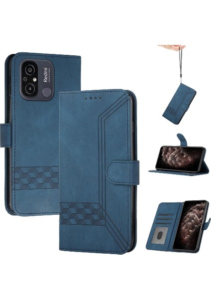 Kullanışlı Stand Özelliği ile Xiaomi Redmi 12C Cüzdan Kılıf Pu Deri Kart Kapak ile Uyumlu (Yurt Dışından)