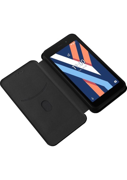 Wıko Y52 Için Kart Tutucu Kickstand Deri Folio Flip Case ile Kılıf (Yurt Dışından)