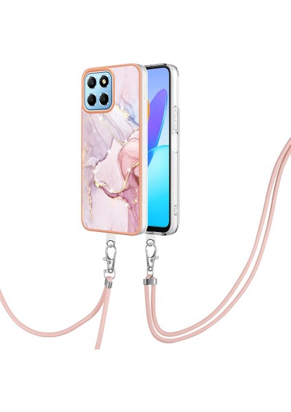 Onur X8 5g Tampon Crossbody Kordon Askısı Mermer Anti-Scratch Için Kılıf (Yurt Dışından)