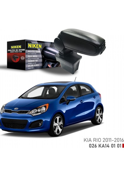 Kia Rio 2011-2016 Kol Dayama Siyah