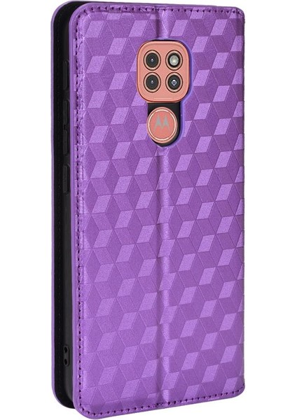 Motorola Moto G9/g9 Oyun/e7 Artı Cüzdan Kart Yuvaları Tutucu 3D Pu (Yurt Dışından)