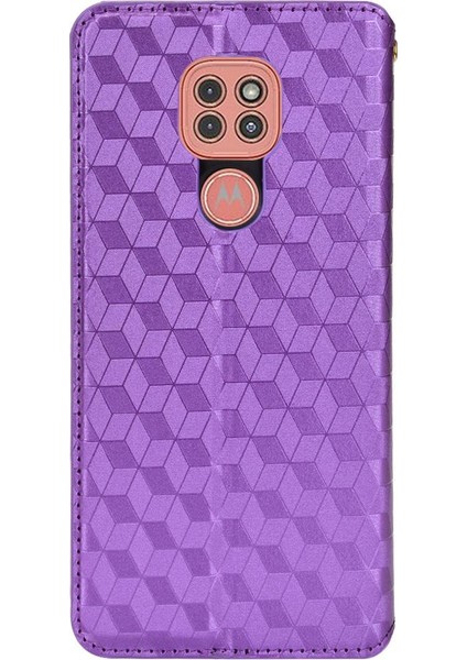 Motorola Moto G9/g9 Oyun/e7 Artı Cüzdan Kart Yuvaları Tutucu 3D Pu (Yurt Dışından)