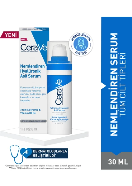 Cerave Nemlendiren Hyalüronik Asit Serum 30 ml