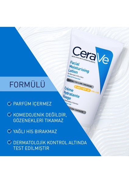 Cerave Nemlendirici Yüz Kremi SPF30 52 ml