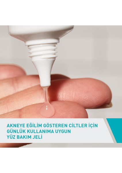 Cerave Akneye Eğilim Gösteren Ciltler Için Yüz Bakım Jeli 40 ml