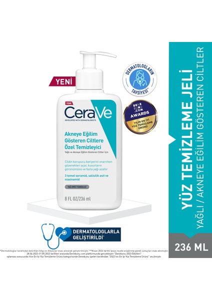 Cerave Akneye Eğilimli Ciltlere Özel Temizleyici 236 ml K35600