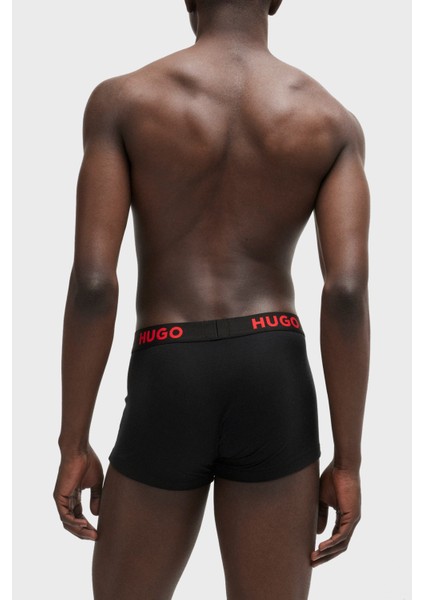 Logolu 3 Pack Boxer Erkek Boxer 50496723 001 modelleri