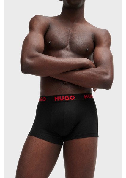 Logolu 3 Pack Boxer Erkek Boxer 50496723 001 fırsatları