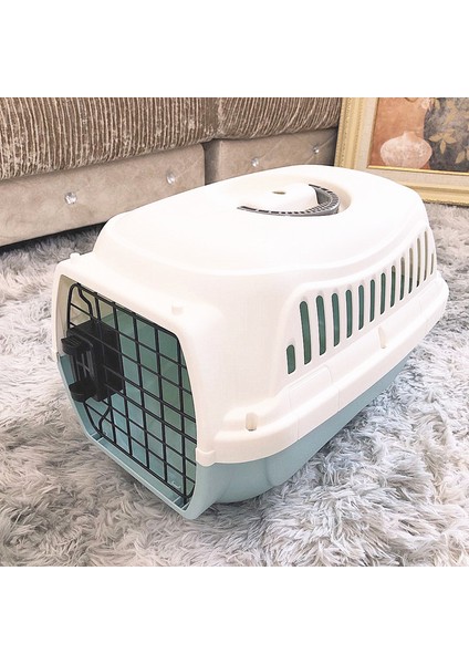 Evcil Hayvan Malzemeleri Kedi ve Köpek Hava Kutusu Kontrol Edildi Basit Hava Kafesi Taşınabilir Katlanabilir Araba Kutusu Kedi ve Köpek Kafesi (Yurt Dışından)