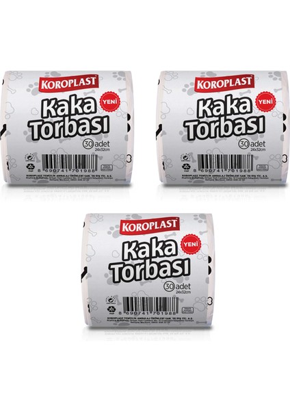 Kaka Torbası 30'lu x 3 Adet
