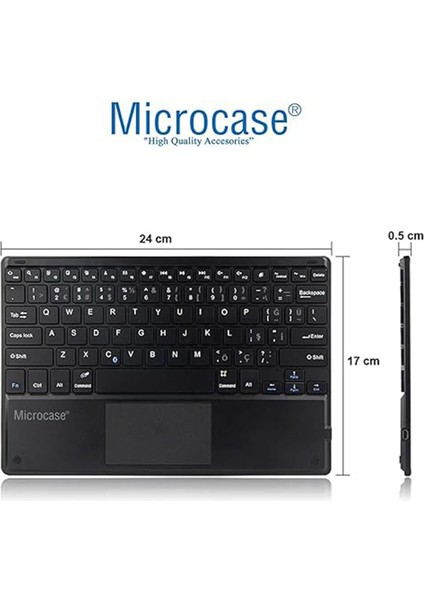 Honor Pad 9 Tablet Için Bluetooth Touchpad Klayve + Mouse + Kılıf BKK19