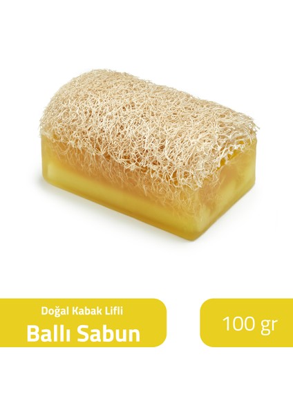 Doğal Kabak Lifli Ballı Sabun