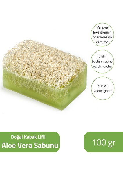 Doğal Kabak Lifli Aloe Vera Sabunu fiyatları
