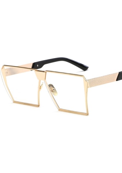 Erkekler Kadınlar Için Vintage Metal Çerçeve UV400 Güneş Gözlüğü Çok Renkli (Yurt Dışından)