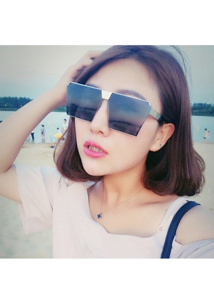 Erkekler Kadınlar Için Vintage Metal Çerçeve UV400 Güneş Gözlüğü Çok Renkli (Yurt Dışından) modelleri