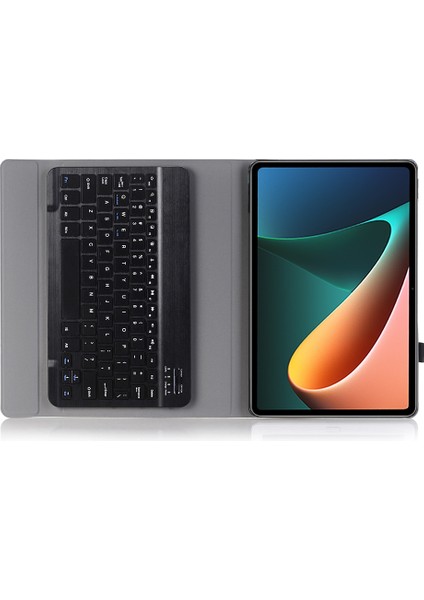 AN05 Bluetooth Klavye Pu Kılıf Xiaomi Pad 5 A0N5 Pembe (Yurt Dışından)