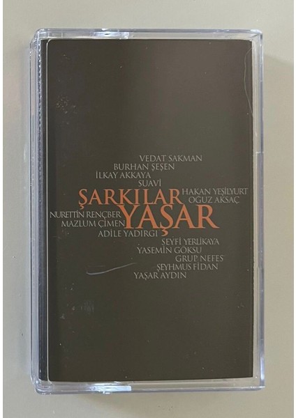 Yaşar Aydın Şarkılar Yaşar Kaset (Orjnal Dönem Baskı Kaset)