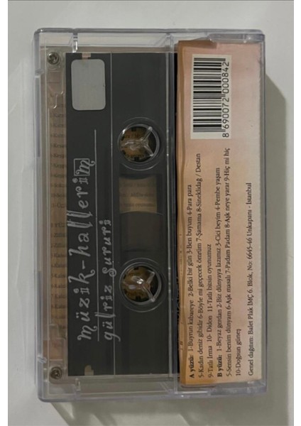 Gülriz Sururi Müzik Hallerim Kaset (Orjnal Dönem Baskı Kaset) fiyatları