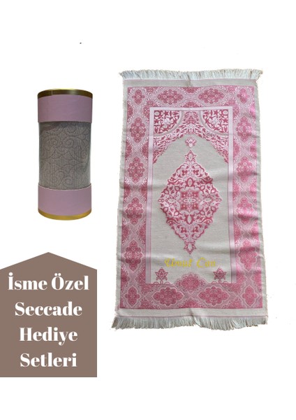 Isme Özel Lüks Seccade Hediye Seti