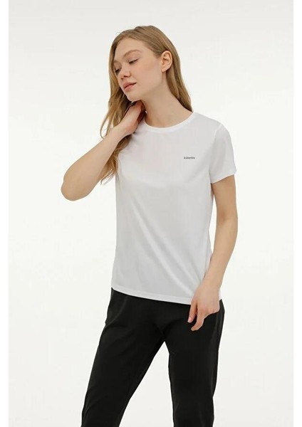 Kınetıx W- Sn230 %100 Polyester 0 Yaka Kısa Kol Tsh T-Shirt