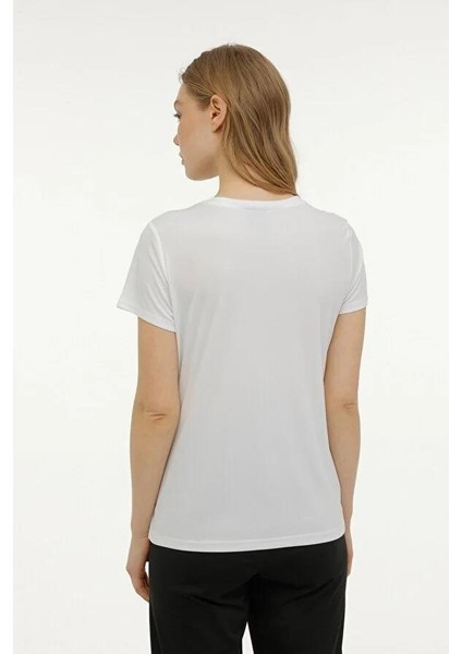 Kınetıx W- Sn230 %100 Polyester 0 Yaka Kısa Kol Tsh T-Shirt