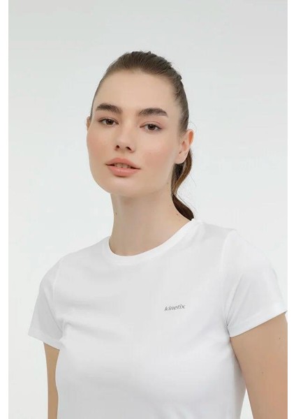 Kınetıx W- Sn230 %100 Polyester 0 Yaka Kısa Kol Tsh T-Shirt