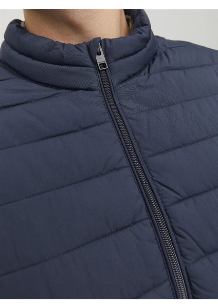 Jack & Jones Markasız  12217853 Yarım Balıkcı 2 Fermuarlı Cep Sısme Mont