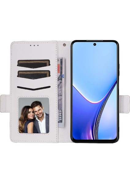 Realme 11 5g Yan Toka Pu Deri Manyetik Kart Yuvaları Tutucu Için Kılıf (Yurt Dışından) indirimleri