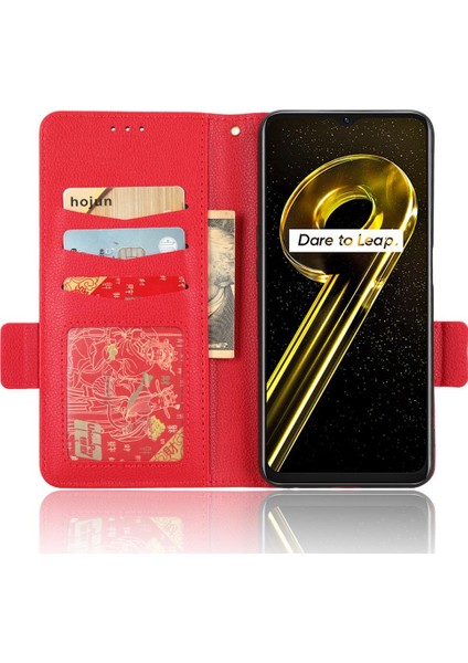 Realme 9i 5g Cüzdan Manyetik Pu Deri Yan Toka Kart Yuvaları Için Kılıf (Yurt Dışından) fırsatları