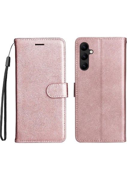 Samsung Galaxy A34 5g Için Flip Case Kart Yuvası ile Yüksek Kaliteli Deri (Yurt Dışından)