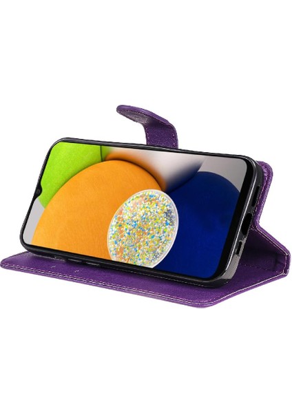 Samsung Galaxy A03 Yüksek Kalite Deri Klasik Düz Renk Için Flip Case (Yurt Dışından) fırsatları