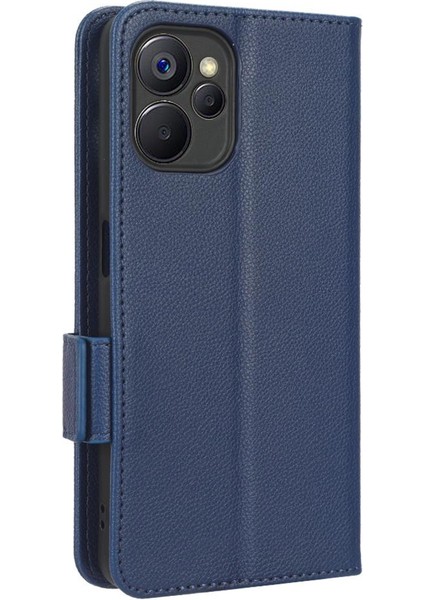 Realme 9i 5g Cüzdan Manyetik Pu Deri Yan Toka Kart Yuvaları Için Kılıf (Yurt Dışından) modelleri