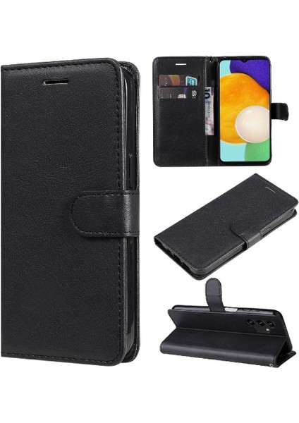 Kart Yuvası ile Samsung Galaxy A13 4g Yüksek Kalite Deri Için Flip Case (Yurt Dışından)