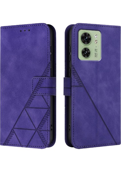 Motorola Kenar 40 5g Kredi Kartı Tutucu Flip Folio Kitap Koruyucu Kılıf (Yurt Dışından)