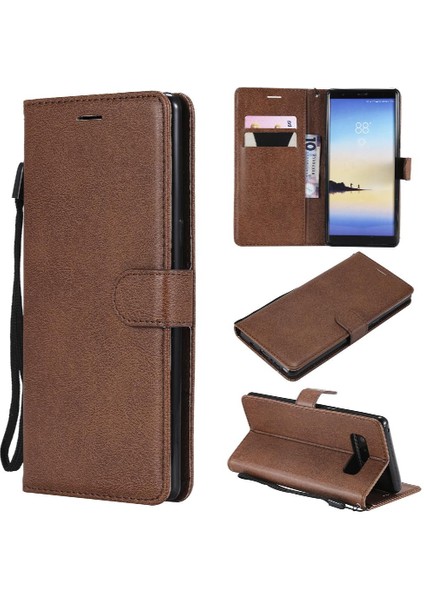 Kart ile Samsung Galaxy Not 8 Iş Cüzdan Telefon Kılıfı Için Flip Case (Yurt Dışından)